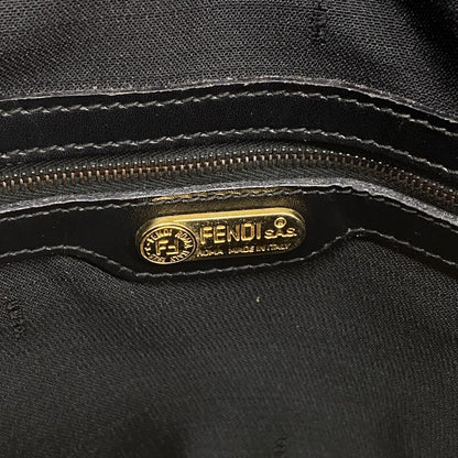 Fendi Handbag Pecan Brown Black Gold — view 5
