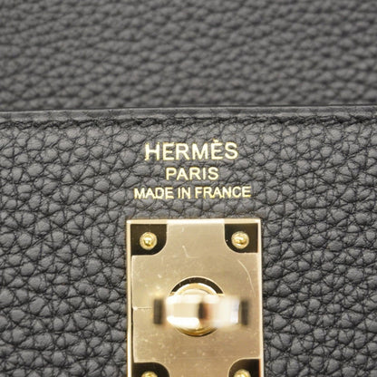 Hermes Handbag Kelly 25 Togo Black Gold 2-Way Bag — view 5