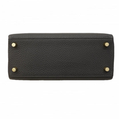 Hermes Handbag Kelly 25 Togo Black Gold 2-Way Bag — view 3