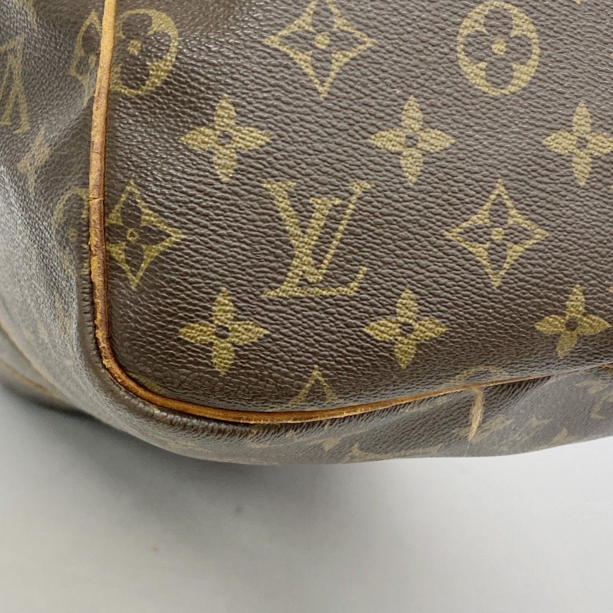 Louis Vuitton Boston Bag Monogram Keepall 55 Brown — view 8