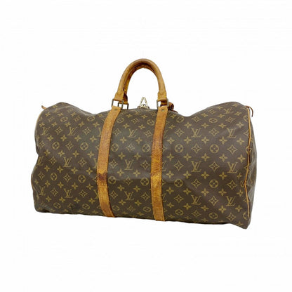 Louis Vuitton Boston Bag Monogram Keepall 55 Brown