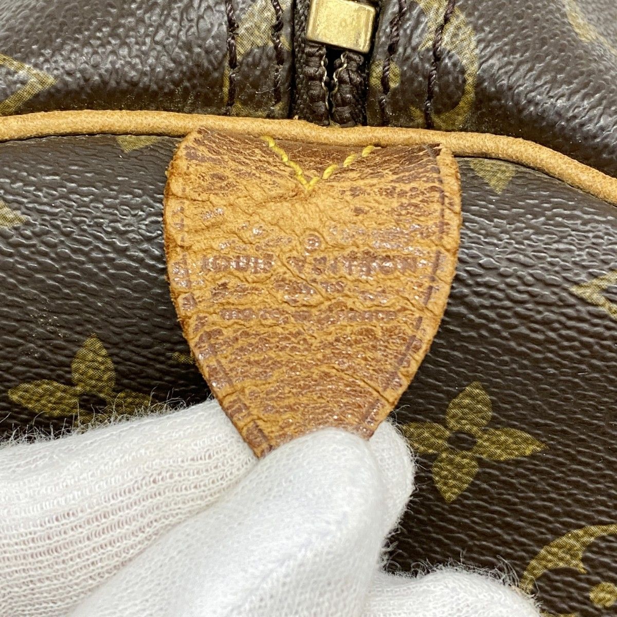 Louis Vuitton Boston Bag Monogram Keepall 55 Brown — view 5