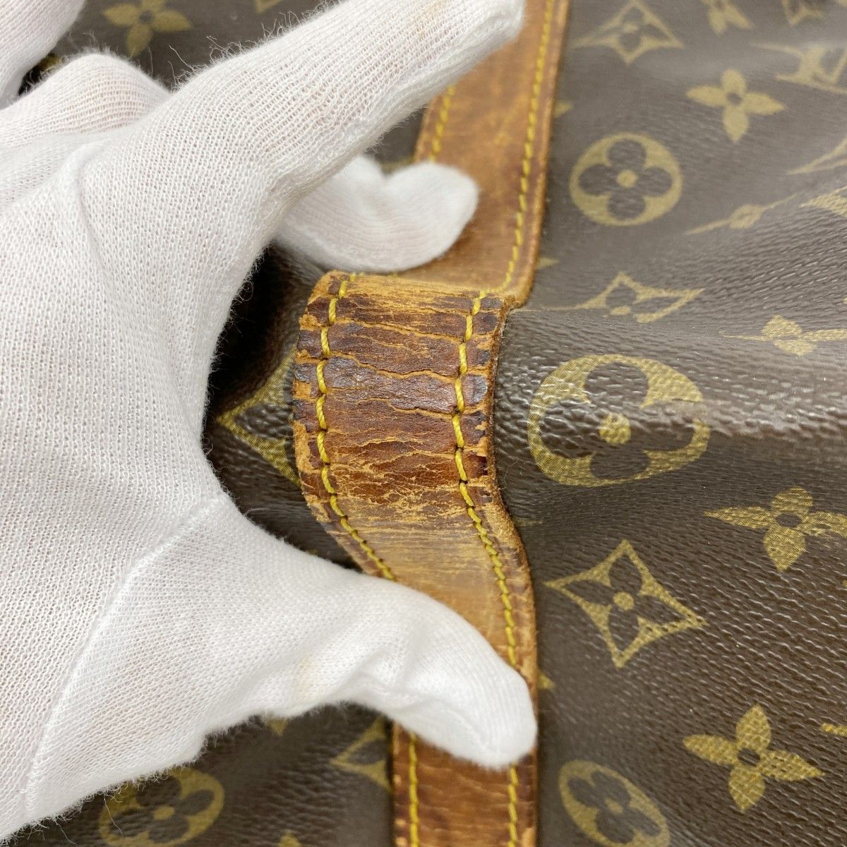 Louis Vuitton Boston Bag Monogram Keepall 55 Brown — view 6