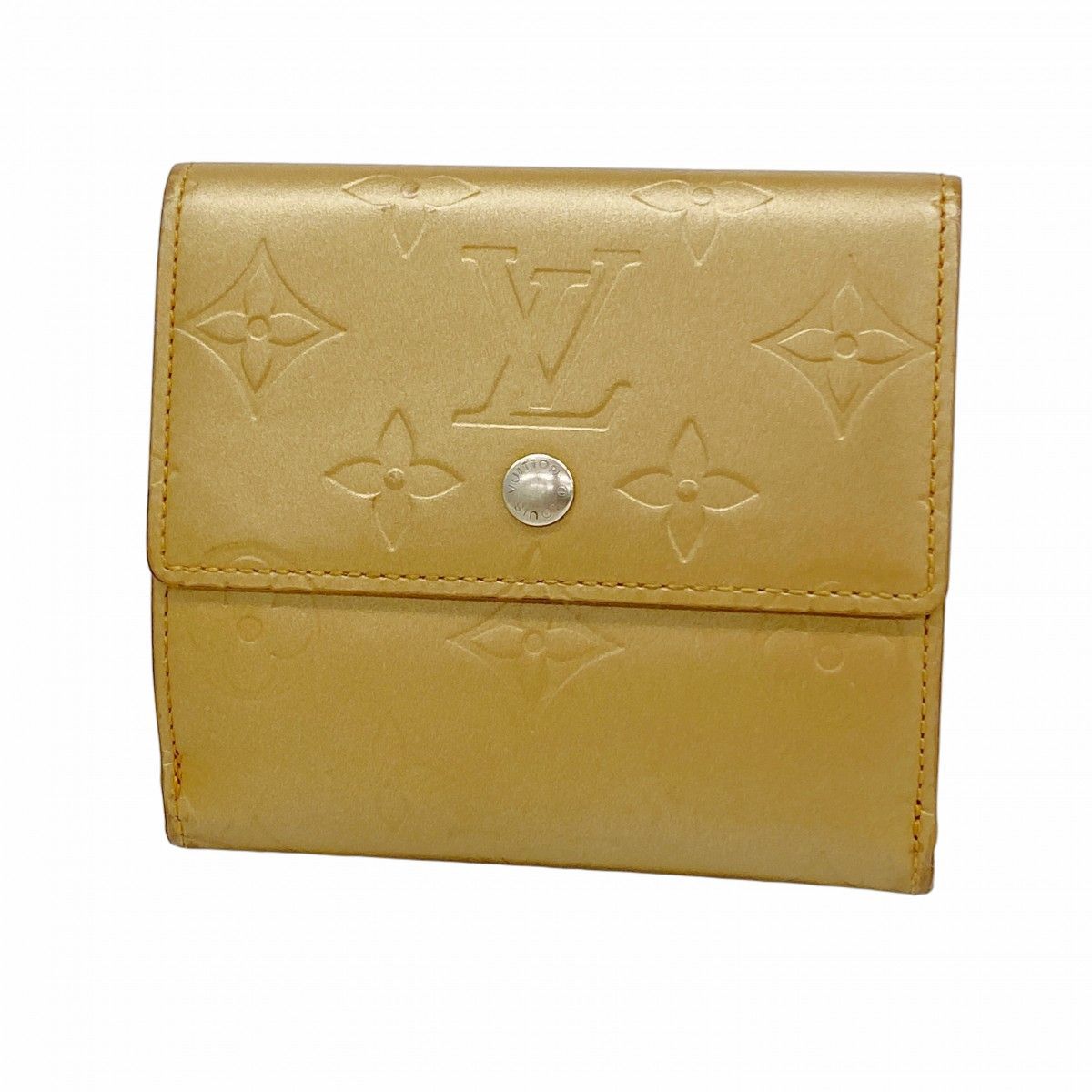 Louis Vuitton Trifold Wallet Monogram Matte Porte-Monnaie Billets Carte Cles