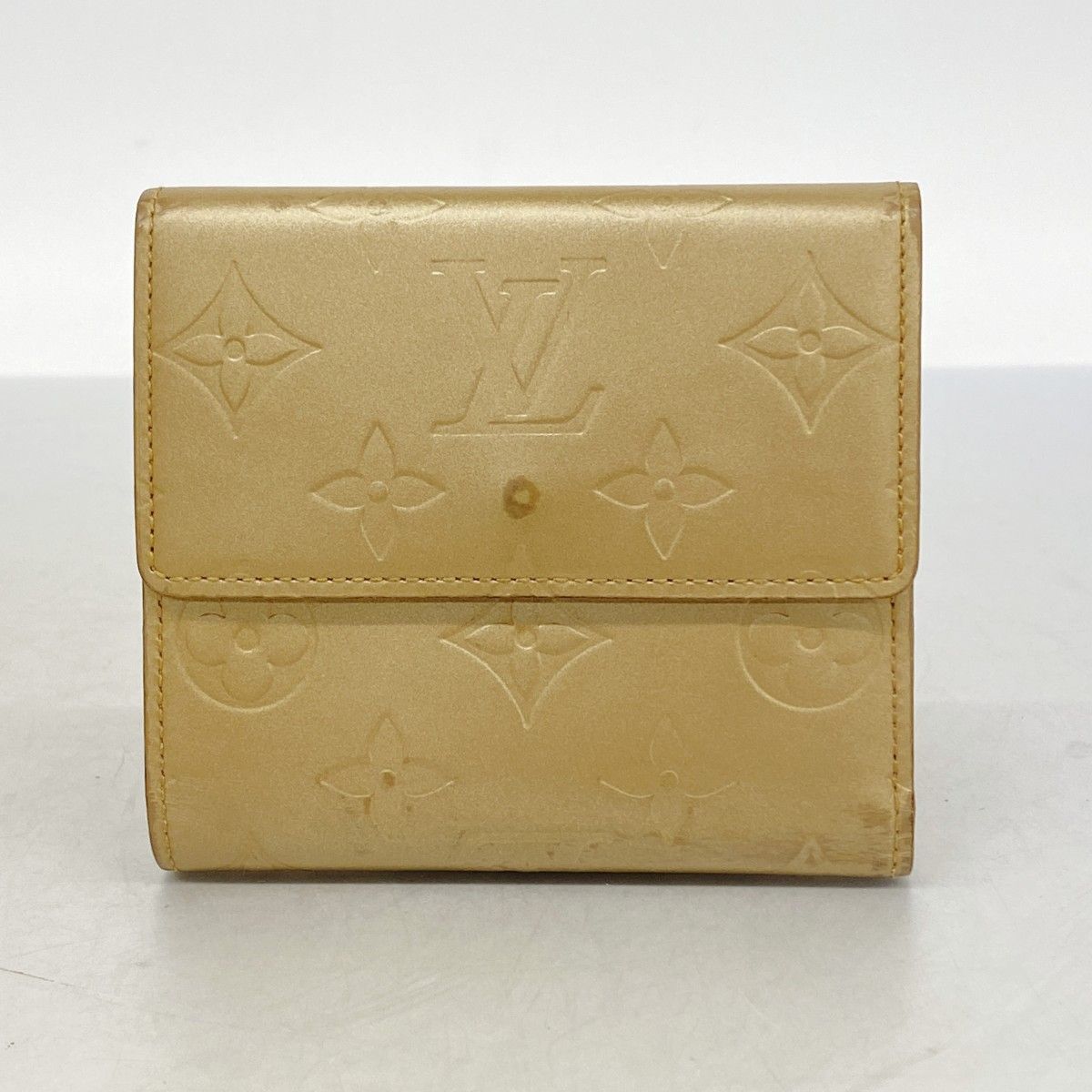 Louis Vuitton Trifold Wallet Monogram Matte Porte-Monnaie Billets Carte Cles — view 8