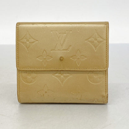 Louis Vuitton Trifold Wallet Monogram Matte Porte-Monnaie Billets Carte Cles — view 8