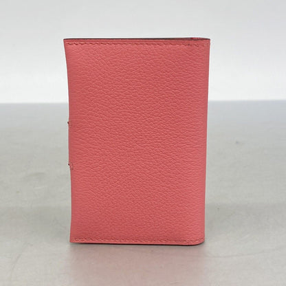 Hermes Card Case Evercolor Roseuete Silver — view 5
