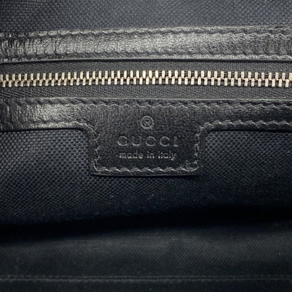 Gucci Shoulder Bag GG Supreme Black Gray Silver — view 5