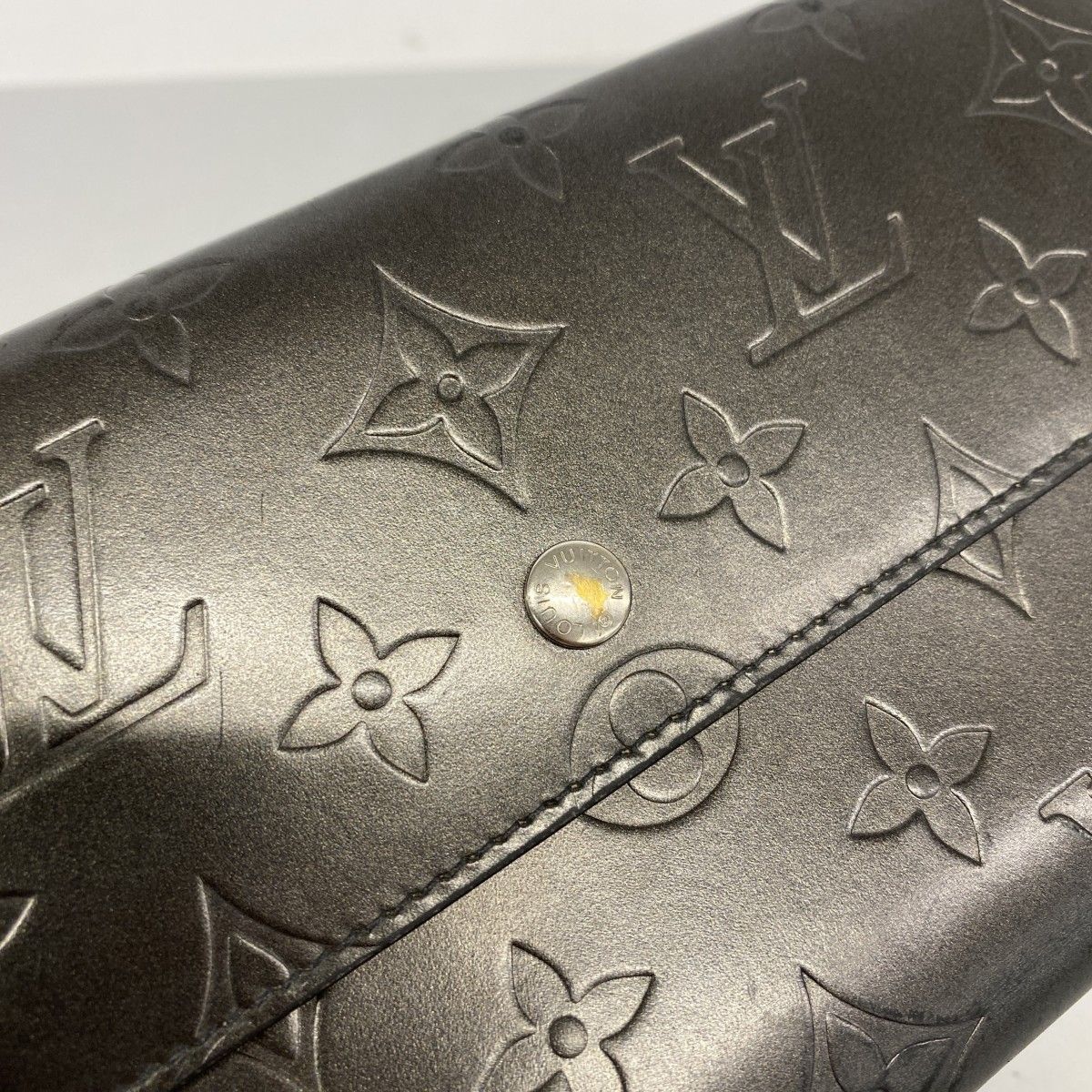 Louis Vuitton Trifold Wallet Monogram Matte Porte Tresor International Noir — view 9