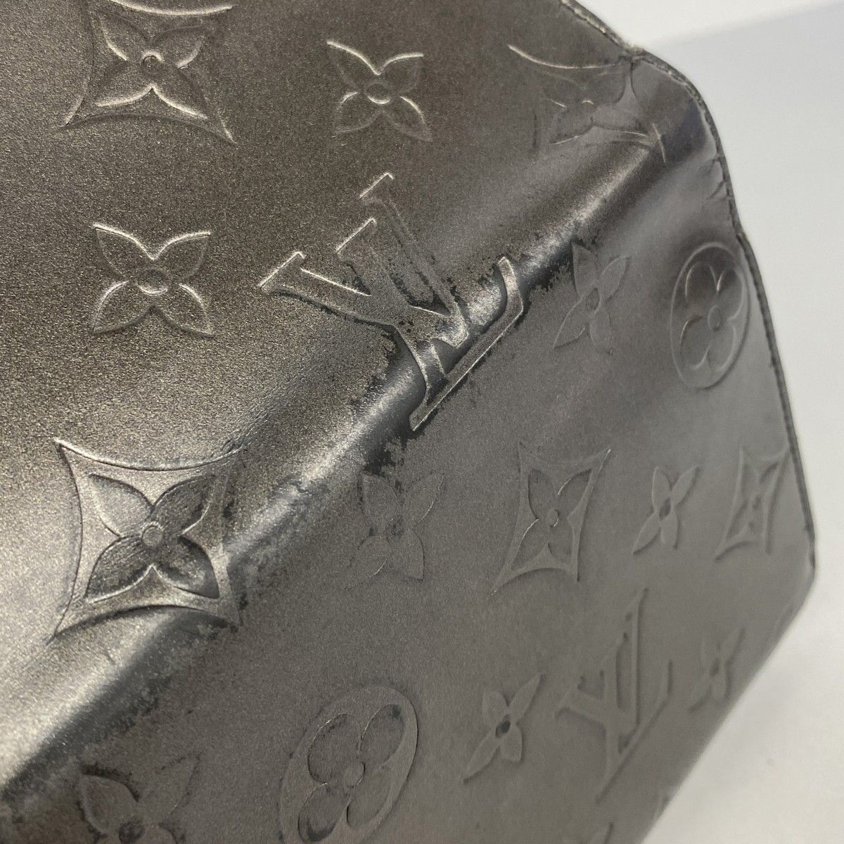 Louis Vuitton Trifold Wallet Monogram Matte Porte Tresor International Noir — view 5