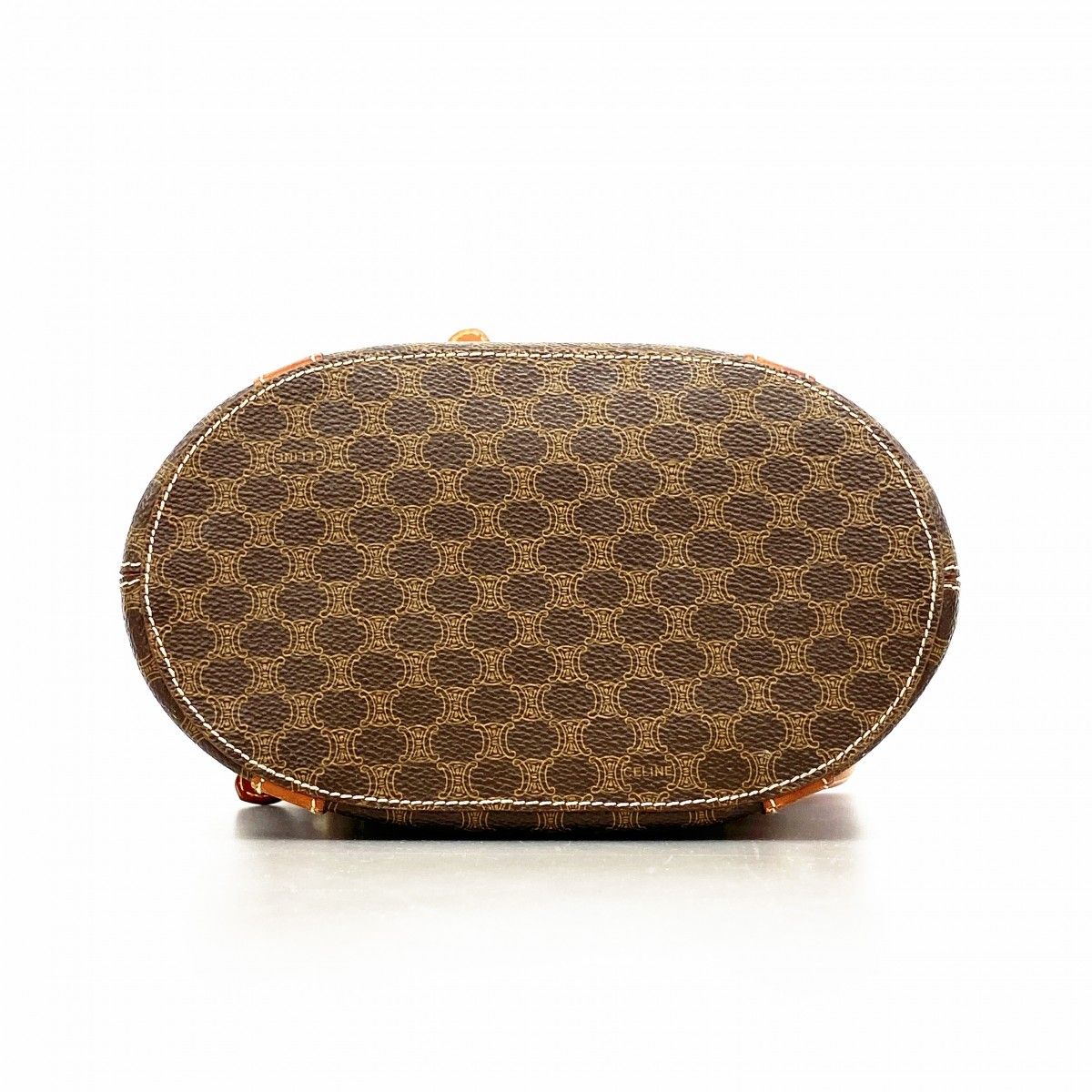 Celine Tote Macadam Brown Gold — view 3