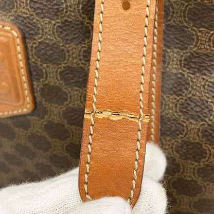 Celine Tote Macadam Brown Gold — view 6
