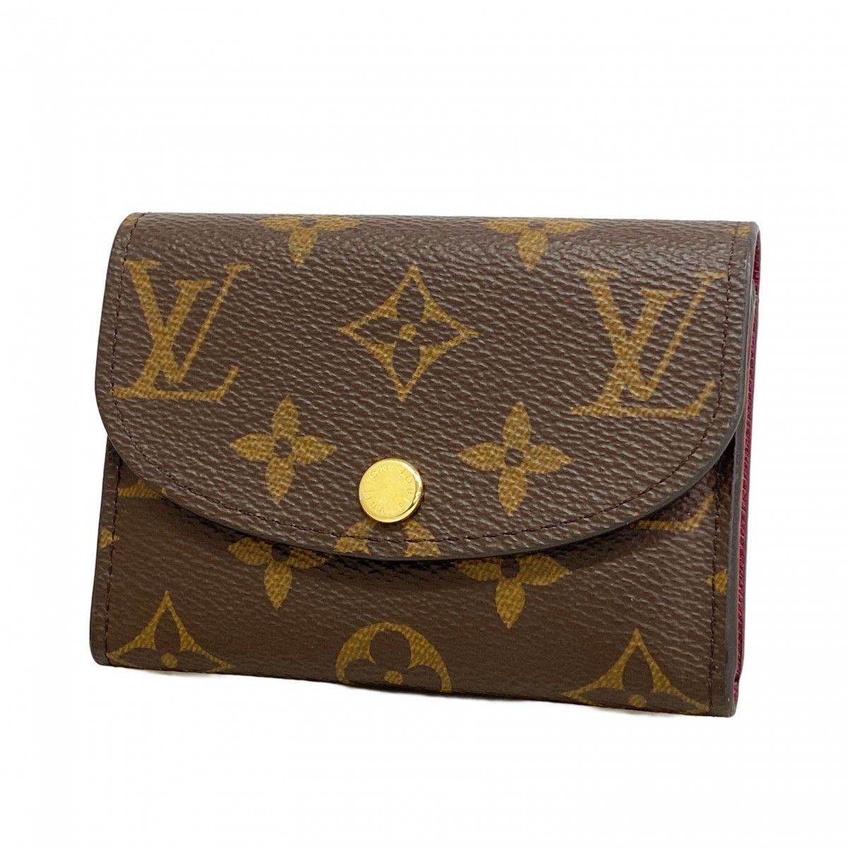 Louis Vuitton Coin Case Monogram Porte-Monnaie Rosalie Fuchsia Pink