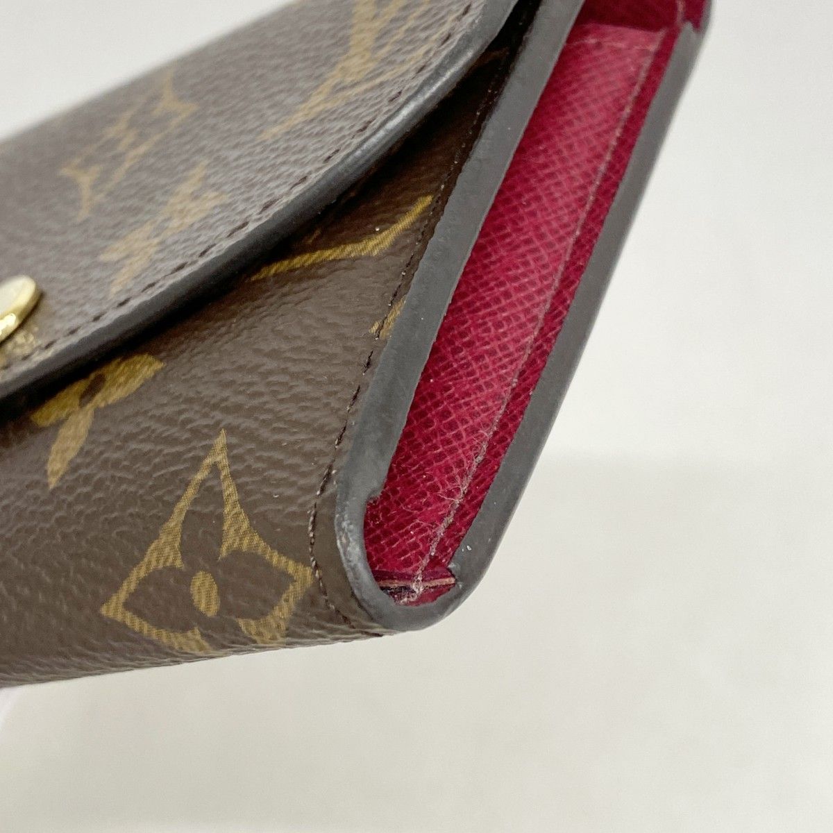 Louis Vuitton Coin Case Monogram Porte-Monnaie Rosalie Fuchsia Pink — view 5