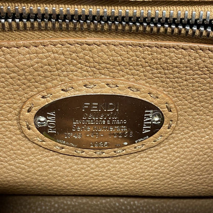 Fendi Handbag Selleria Peekaboo Leather Black Silver — view 5