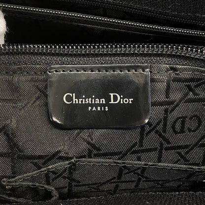 Dior Handbag Canvas Black Silver 2-Way Bag — view 5