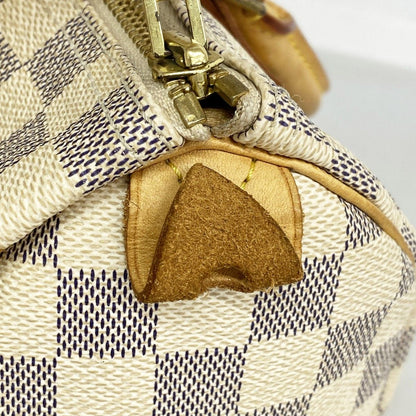 Louis Vuitton Handbag Damier Azur Speedy 25 White — view 7