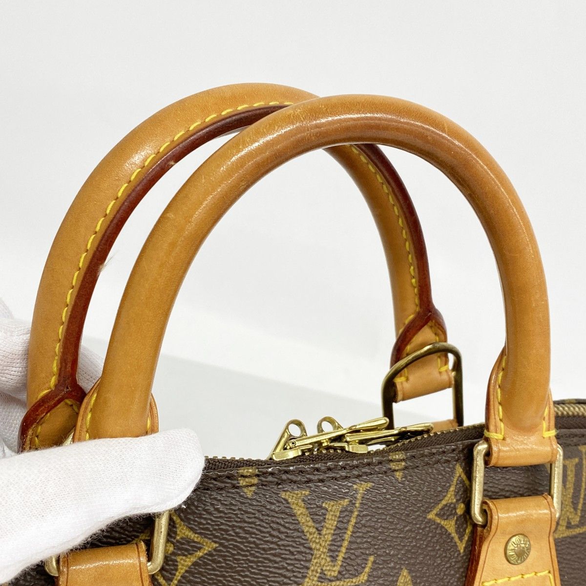 Louis Vuitton Handbag Monogram Alma Brown — view 7