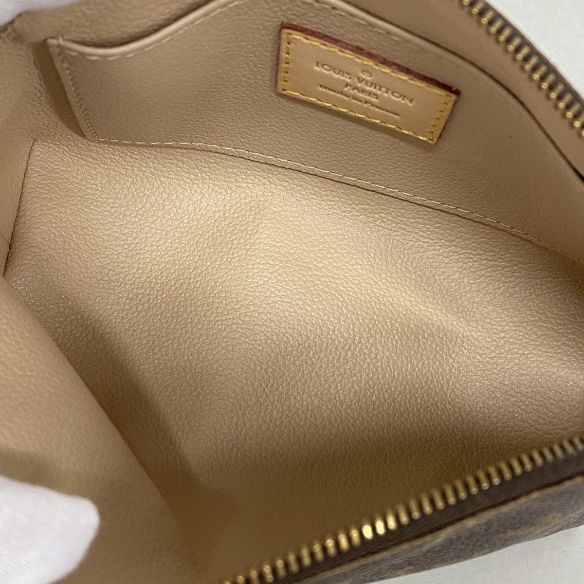 Louis Vuitton Pouch Monogram Pochette Cosmetic PM Brown — view 4