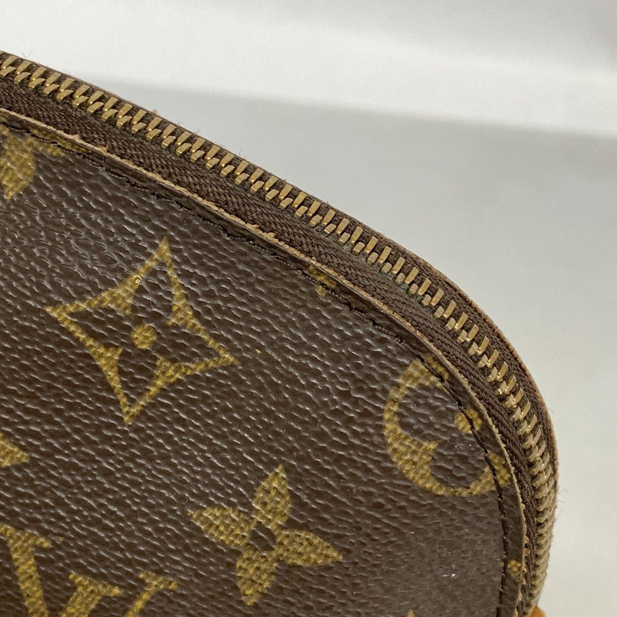 Louis Vuitton Pouch Monogram Pochette Cosmetic PM Brown — view 7