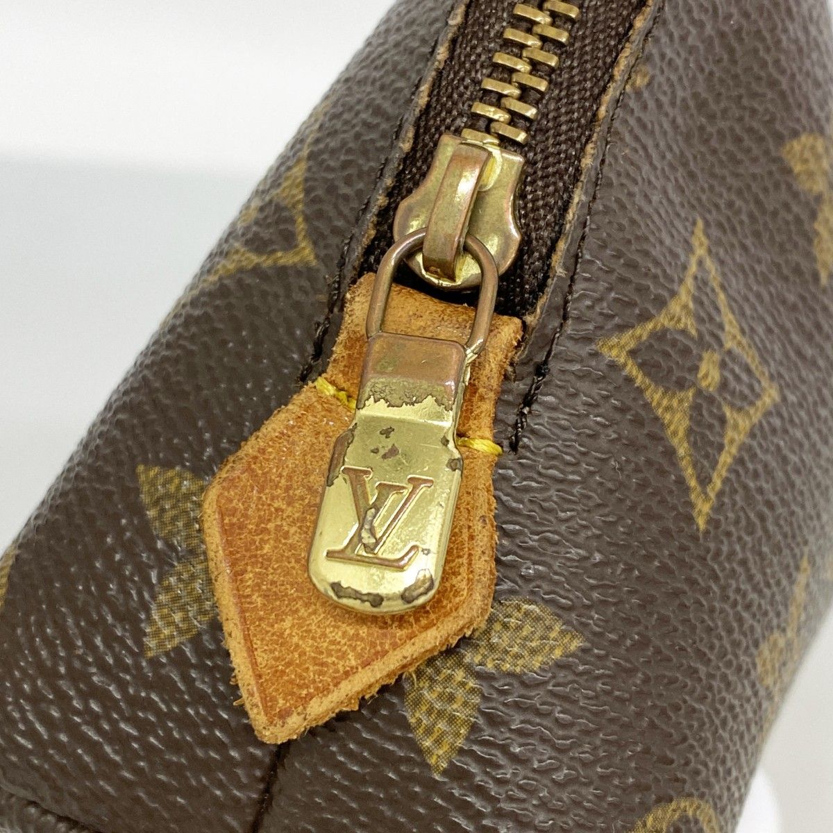 Louis Vuitton Pouch Monogram Pochette Cosmetic PM Brown — view 9