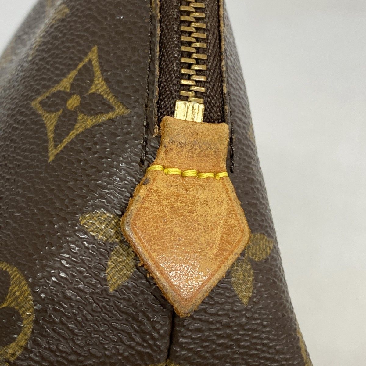 Louis Vuitton Pouch Monogram Pochette Cosmetic PM Brown — view 8