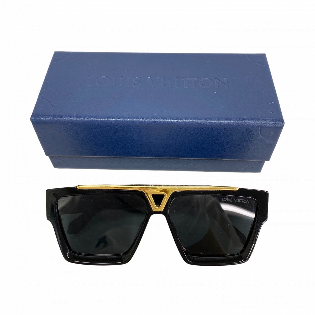 Louis Vuitton Sunglasses 1.1 Evidence Black Gold Eyewear — view 8