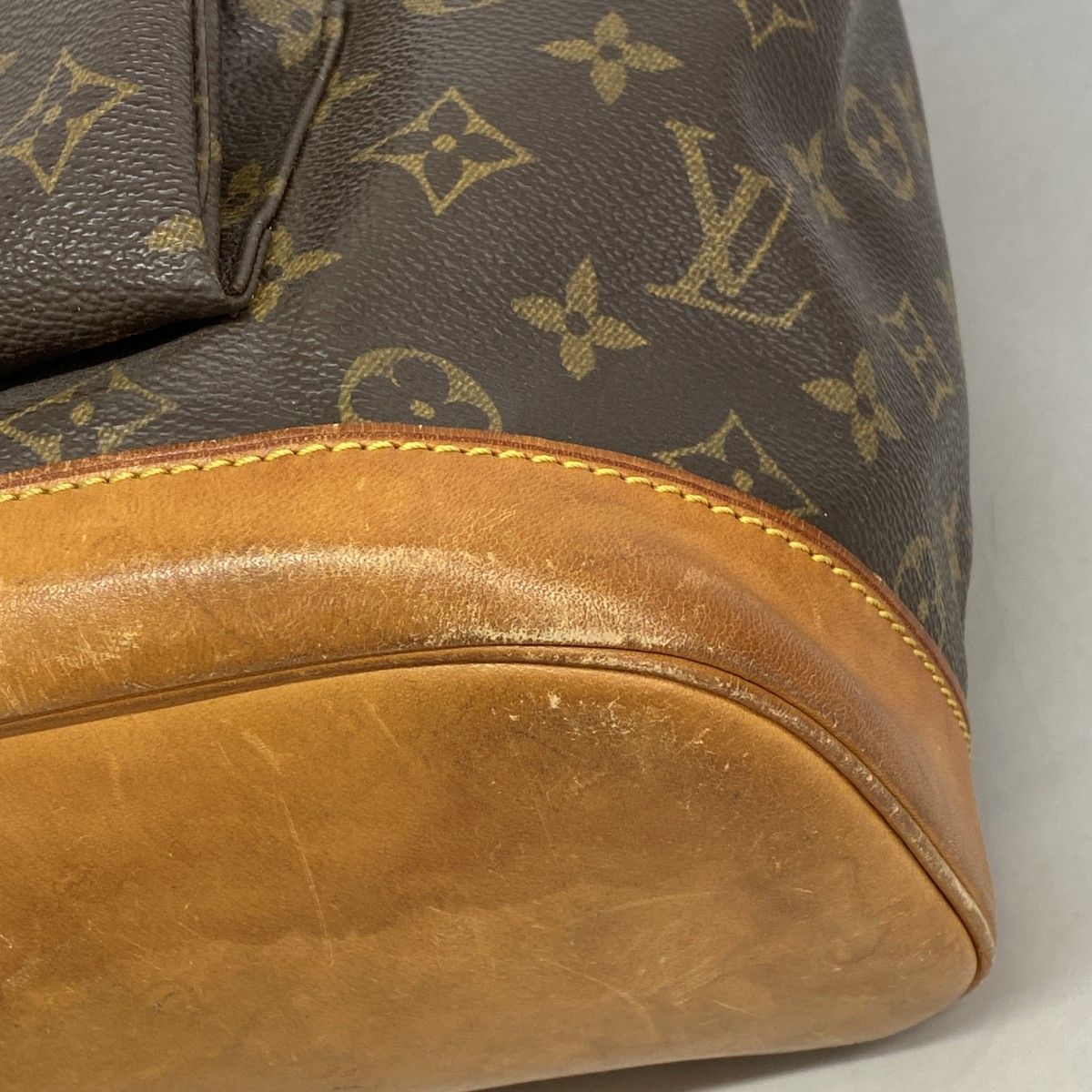 Louis Vuitton Backpack Monogram Montsouris GM Brown — view 7