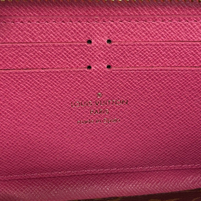 Louis Vuitton Wallet Monogram Portefeuille Clemence Flower Charm Hot Pink Cles — view 4