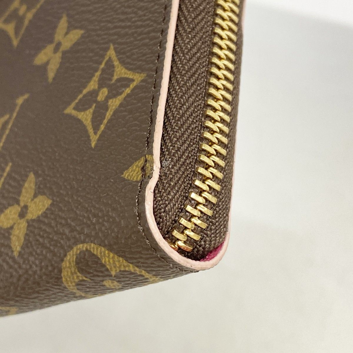 Louis Vuitton Wallet Monogram Portefeuille Clemence Flower Charm Hot Pink Cles — view 5