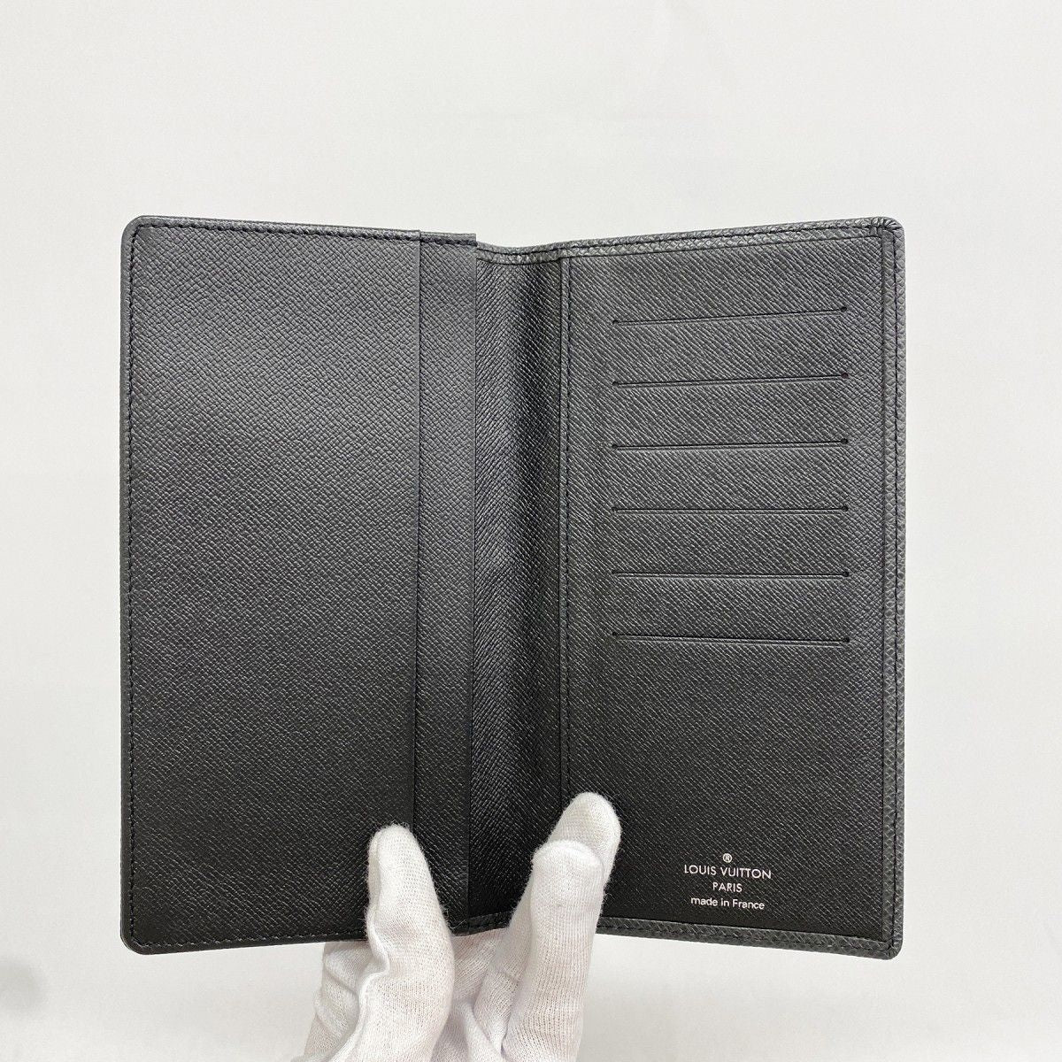 Louis Vuitton Long Bill Holder Taiga Card Cles Ardoise — view 3