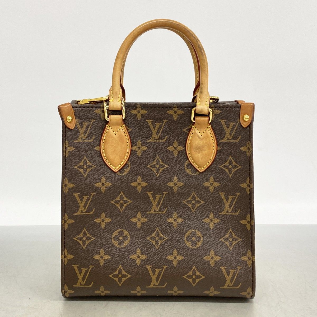 Louis Vuitton Handbag Monogram Sac Plat BB Brown 2-Way Bag — view 9