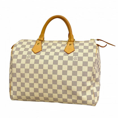Louis Vuitton Handbag Damier Azur Speedy 30 White