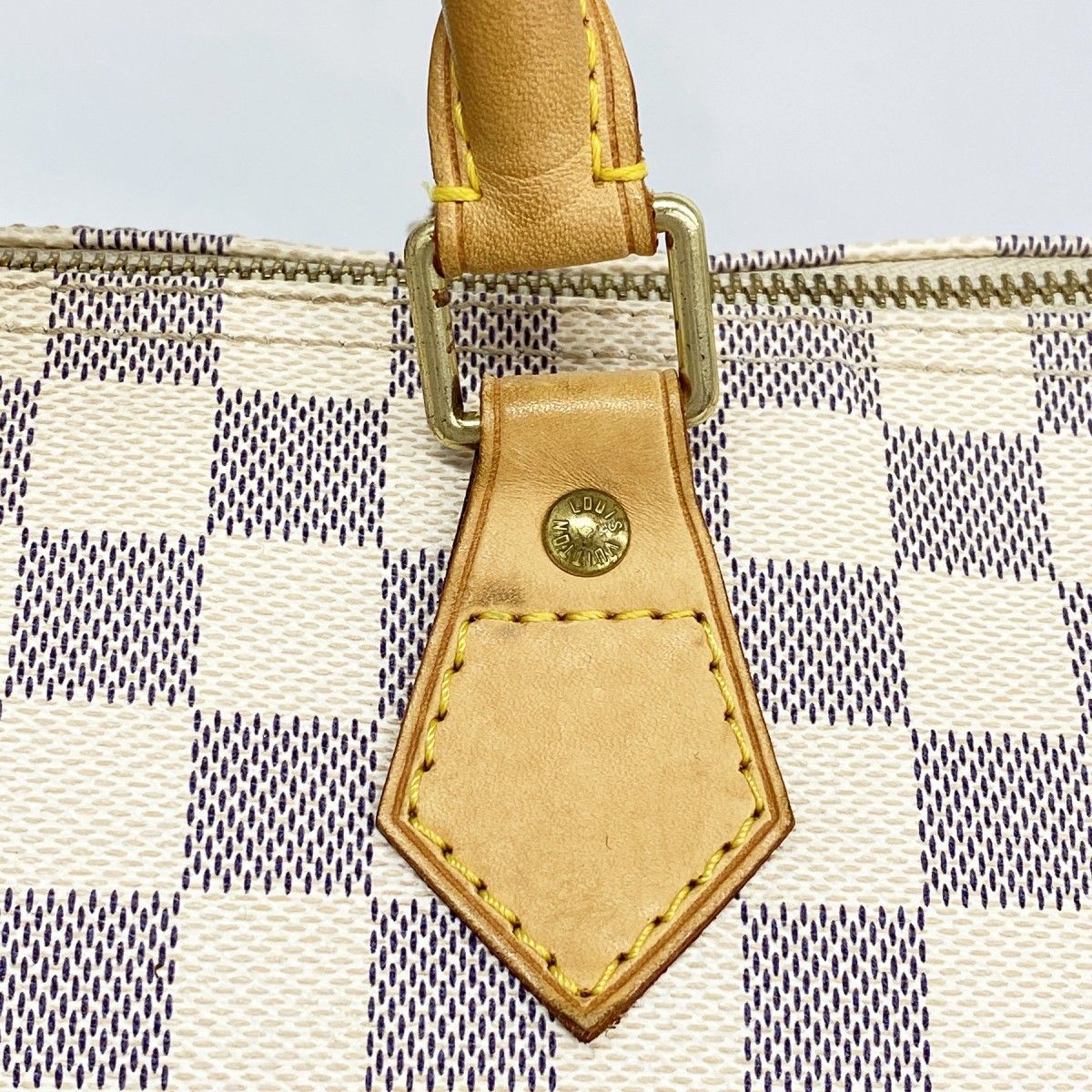 Louis Vuitton Handbag Damier Azur Speedy 30 White — view 9