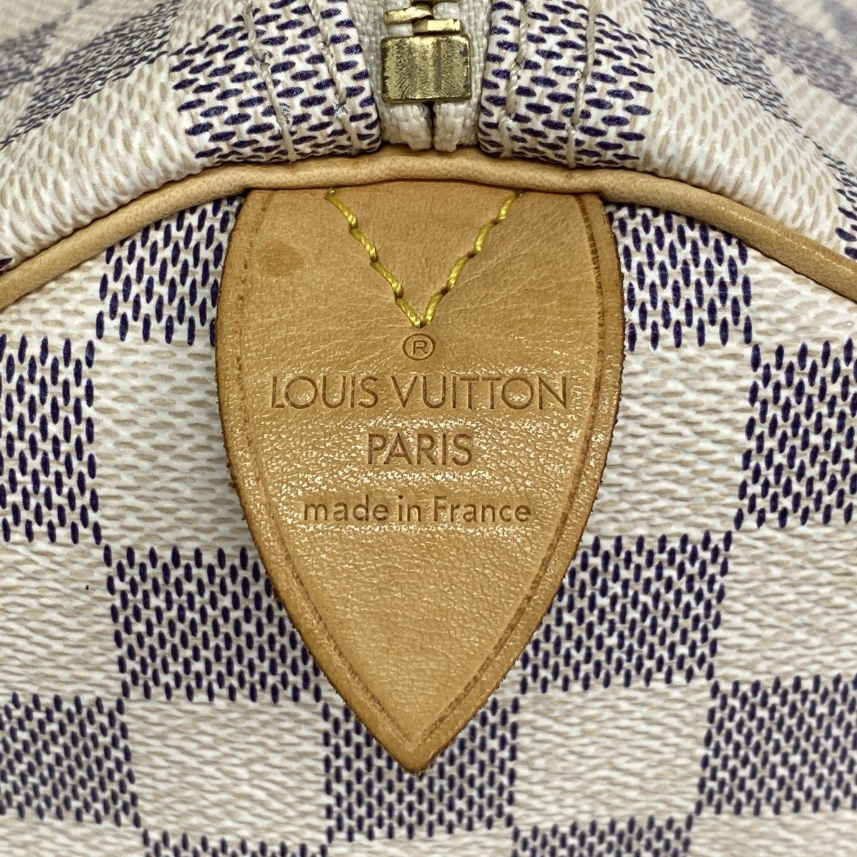 Louis Vuitton Handbag Damier Azur Speedy 30 White — view 5