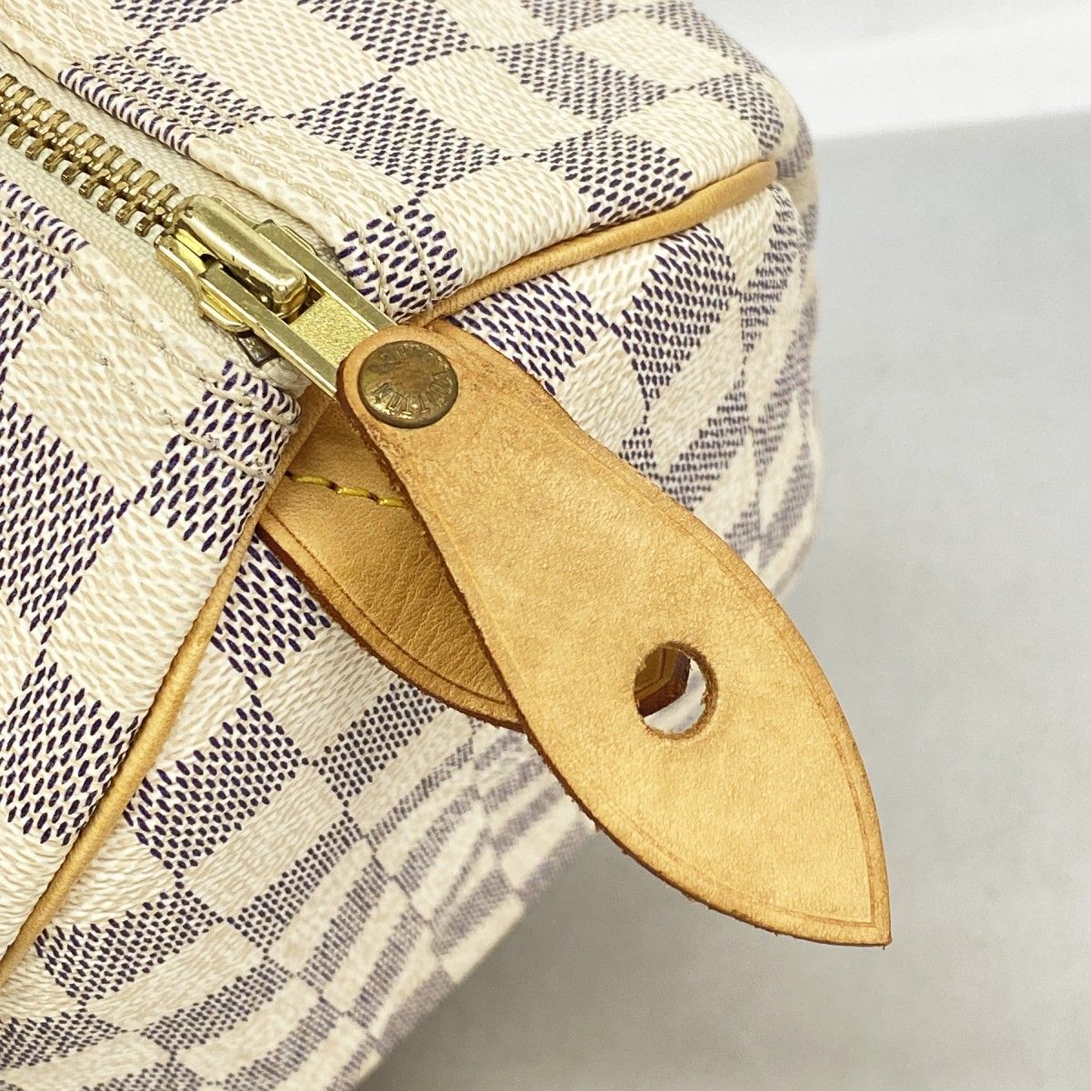 Louis Vuitton Handbag Damier Azur Speedy 30 White — view 7