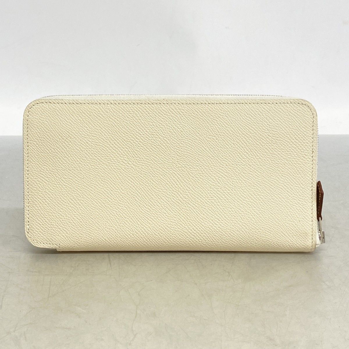 Hermes Wallet Azap Long Silk in Veau Cles Silver — view 7