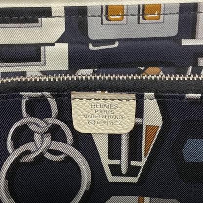 Hermes Wallet Azap Long Silk in Veau Cles Silver — view 4