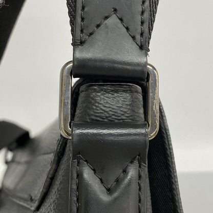 Louis Vuitton Shoulder Bag Monogram Eclipse Messenger Explorer PM Black — view 8
