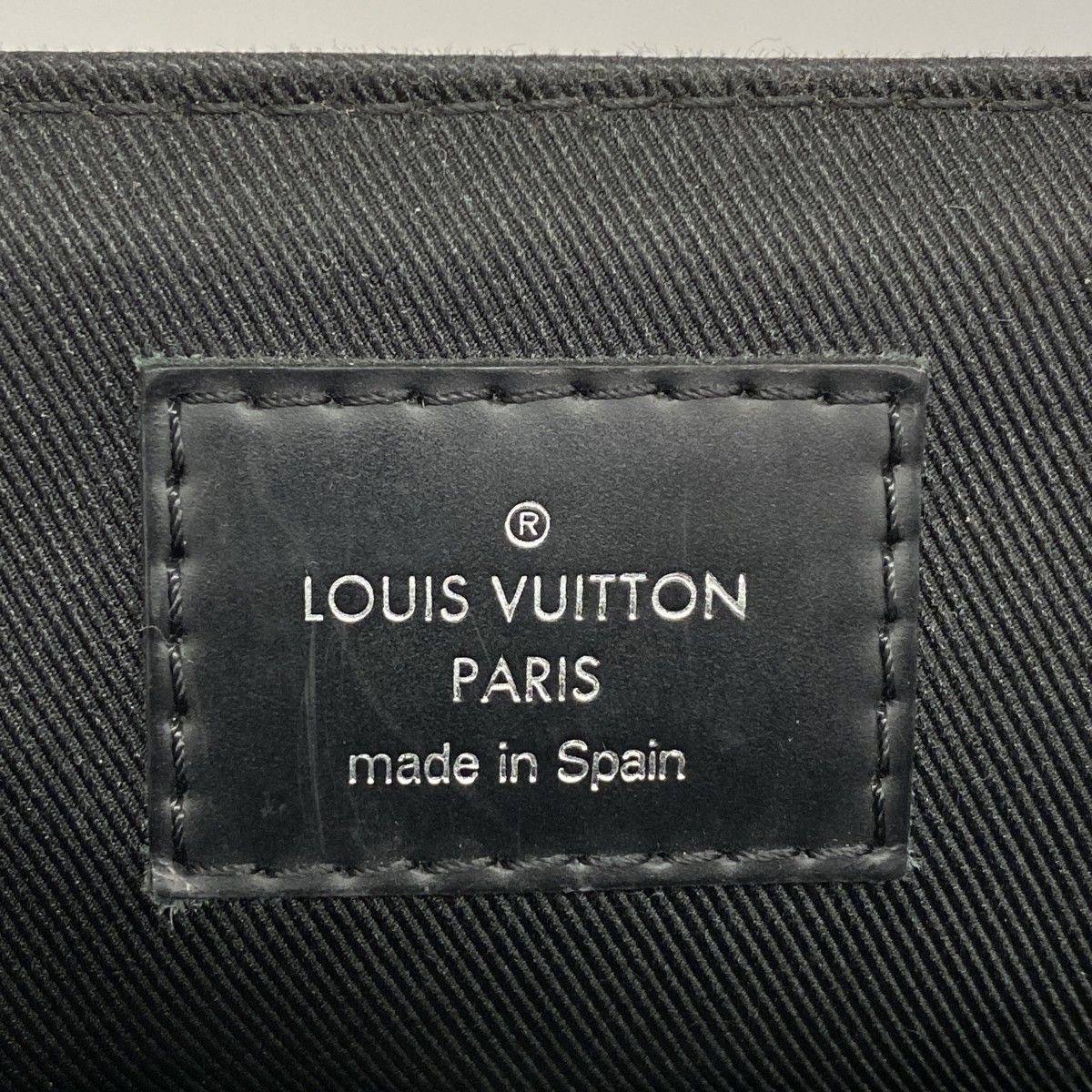 Louis Vuitton Shoulder Bag Monogram Eclipse Messenger Explorer PM Black — view 5