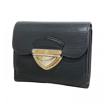 Louis Vuitton Trifold Wallet Epi Portefeuille Joy Noir