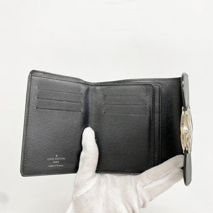 Louis Vuitton Trifold Wallet Epi Portefeuille Joy Noir — view 8