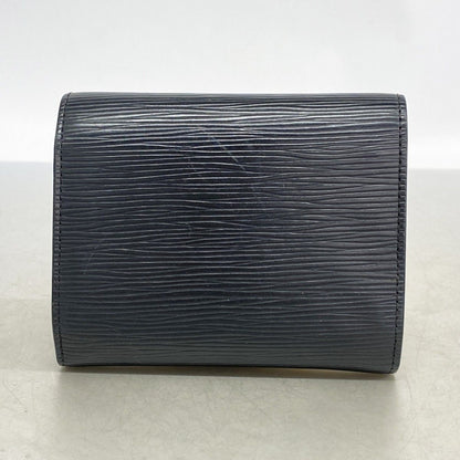 Louis Vuitton Trifold Wallet Epi Portefeuille Joy Noir — view 9