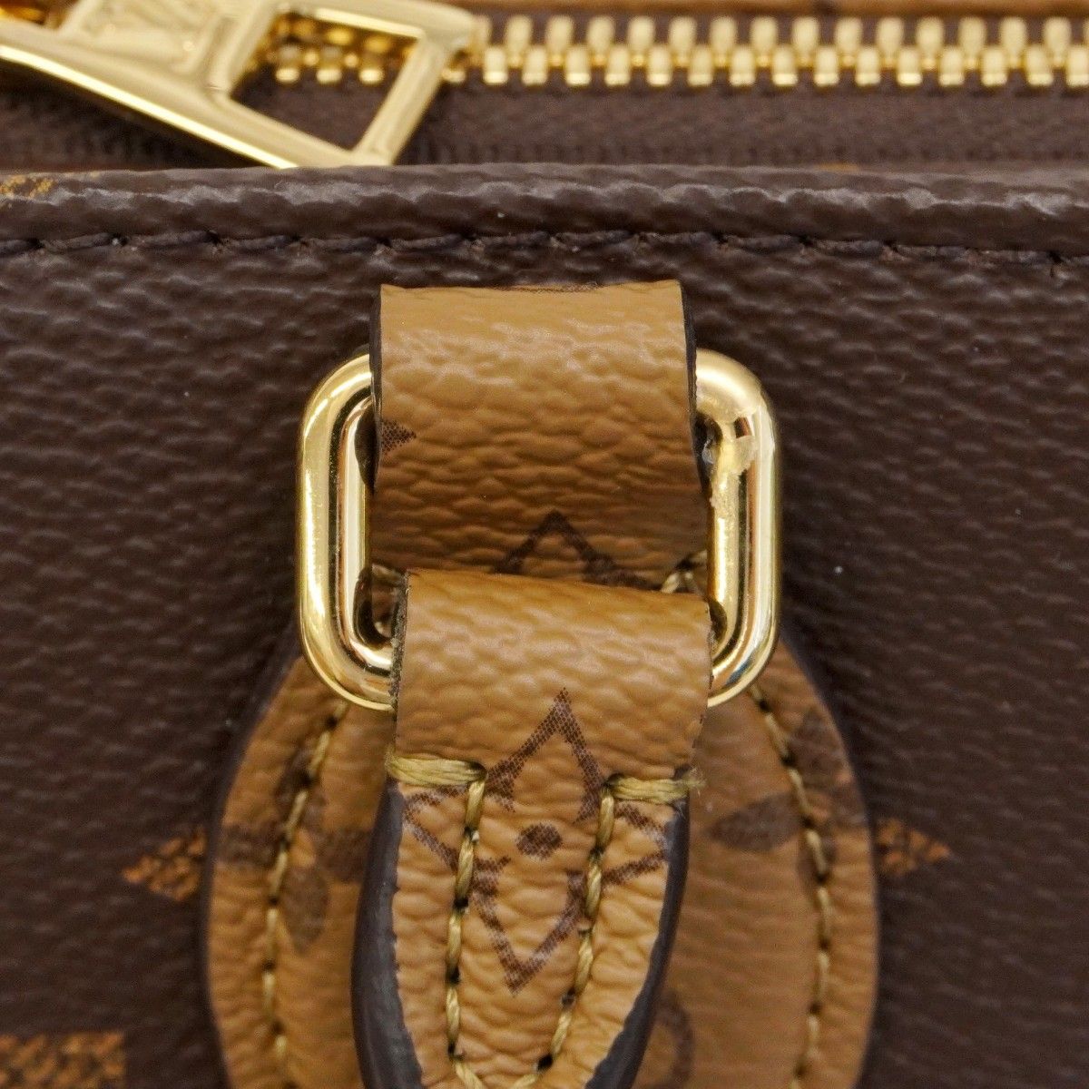 Louis Vuitton Handbag Monogram Giant Reverse On The Go East West Brown 2-Way Bag — view 8