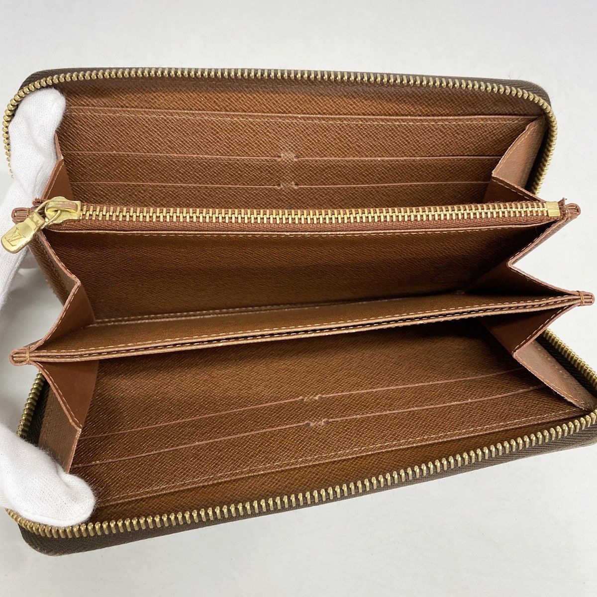 Louis Vuitton Wallet Monogram Zippy Brown — view 3