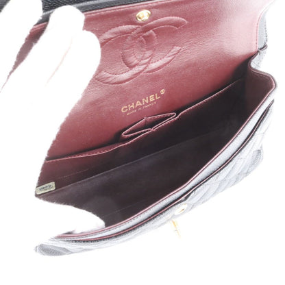 Chanel Quilted Caviar Leather Double Flap 2-Way Shoulder Bag Rnm — view 8