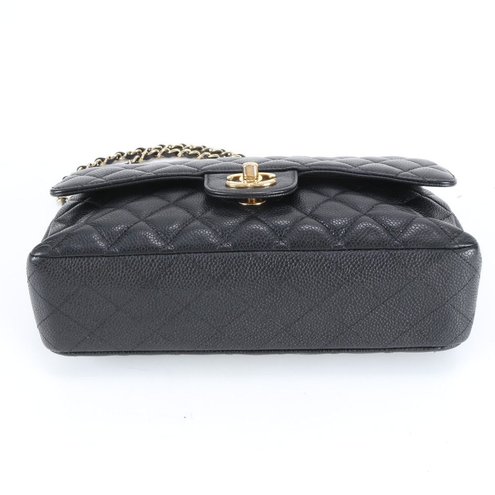 Chanel Quilted Caviar Leather Double Flap 2-Way Shoulder Bag Rnm — view 7