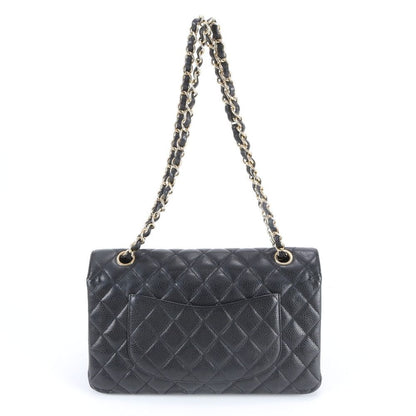 Chanel Quilted Caviar Leather Double Flap 2-Way Shoulder Bag Rnm — view 3