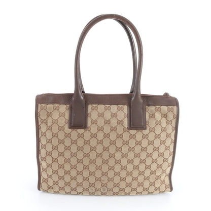 Gucci GG Canvas 000 Leather Tote Shoulder Business Document Rbm — view 3
