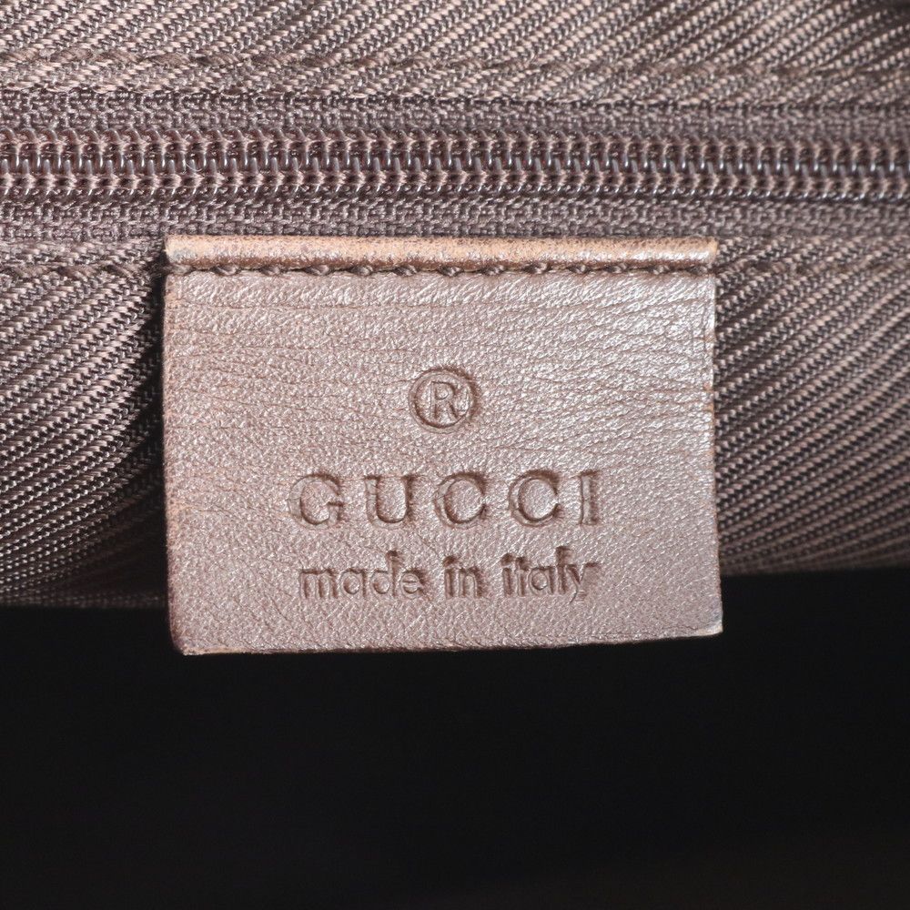 Gucci GG Canvas 000 Leather Tote Shoulder Business Document Rbm — view 8